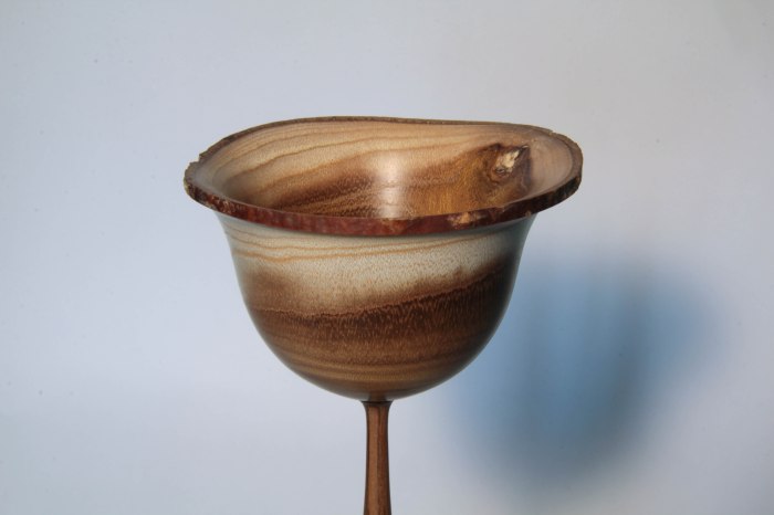calice tornitura legno