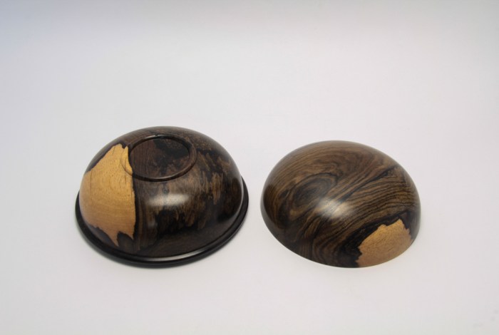 scatola in ziricote tornitura artistica legno